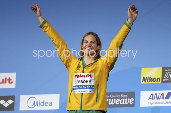 Emily Seebohm Australia World Swimming Budapest 2017 