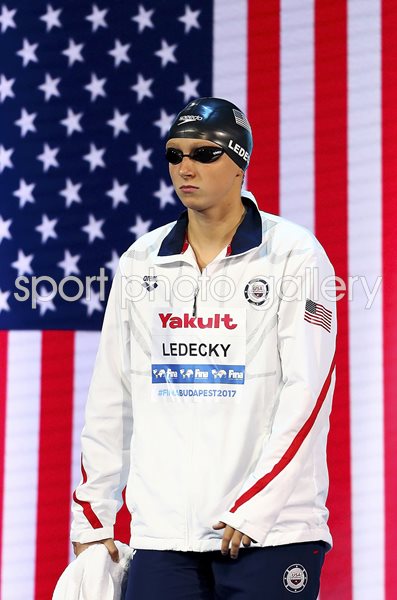 Katie Ledecky USA World Swimming Budapest 2017 