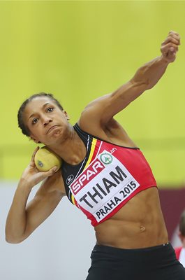 Nafissatou Thiam Belgium Pentathlon Prague 2015
