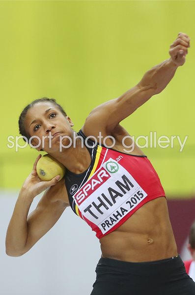 Nafissatou Thiam Belgium Pentathlon Prague 2015