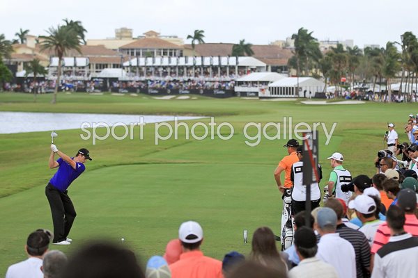 Justin Rose 18th tee WGC Doral 2012