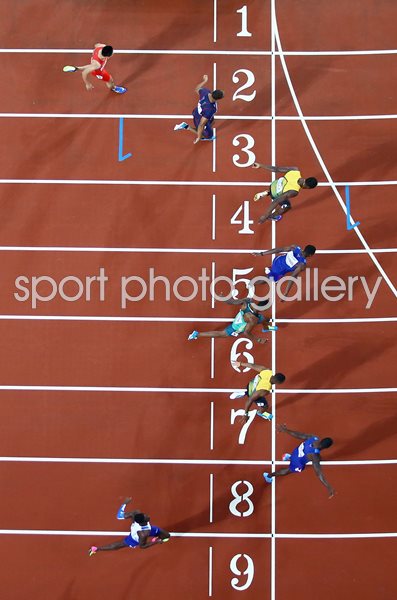 Justin Gatlin beats Usain Bolt 100m World Athletics London 2017