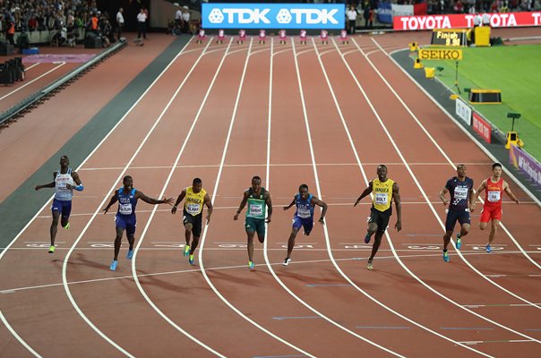 Justin Gatlin beats Usain Bolt 100m World Athletics London 2017