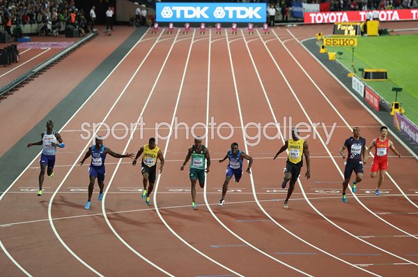 Justin Gatlin beats Usain Bolt 100m World Athletics London 2017