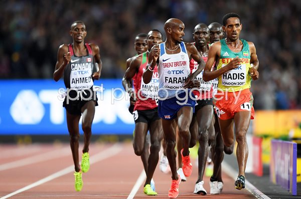 Mo Farah wins 10,000m World Athletics London 2017