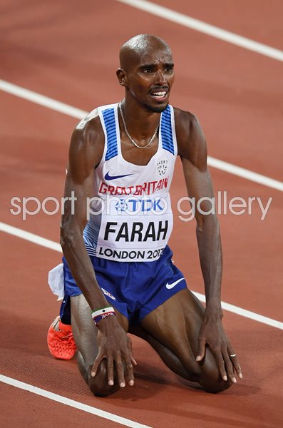 Mo Farah wins 10,000m World Athletics London 2017