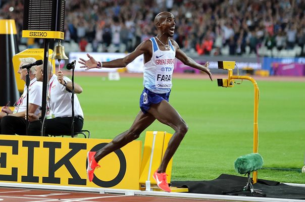 Mo Farah wins 10,000m World Athletics London 2017