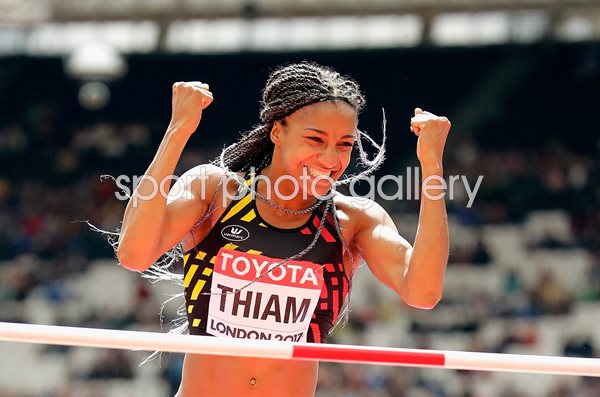 Nafissatou Thiam Belgium Heptathlon World Athletics London 2017