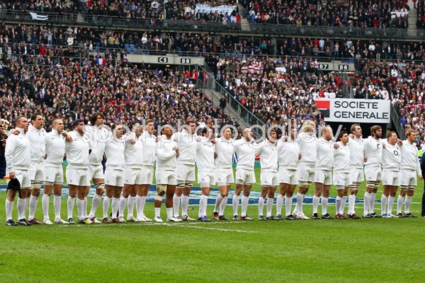 England line up v France Paris 6 Nations 2012