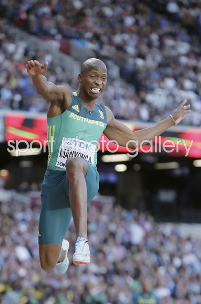 Luvo Manyonga South Africa World Athletics London 2017