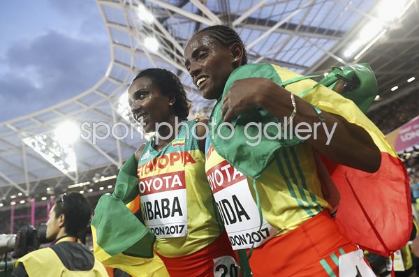 Tirunesh Dibaba Ethiopia World Athletics London 2017 