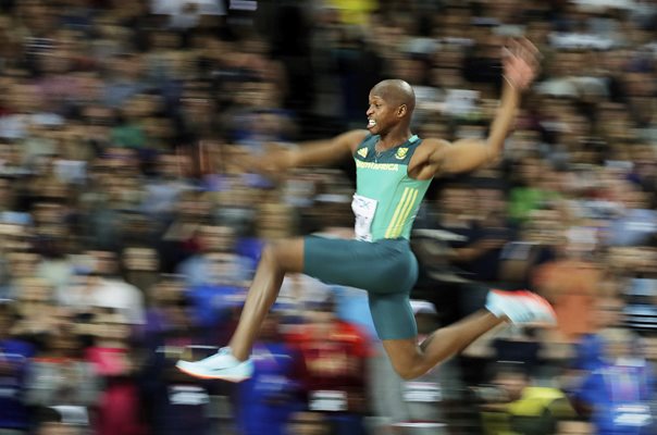 Luvo Manyonga South Africa Long Jump Gold World Athletics London 2017 