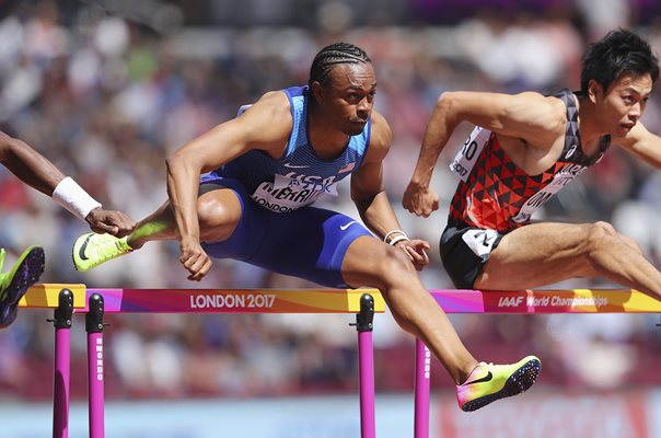 Aries Merritt USA 110m Hurdles World Athletics London 2017 