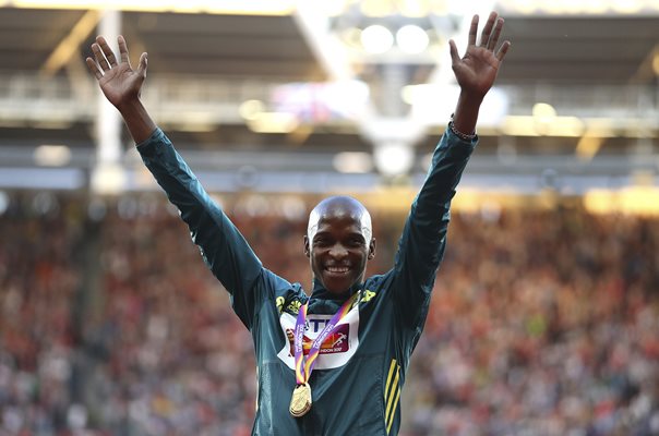 Luvo Manyonga South Africa Long Jump Gold World Athletics London 2017 