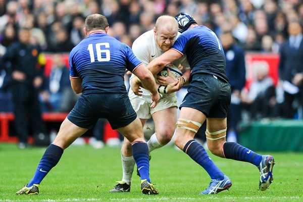 Dan Cole England v France 6 Nations 2012