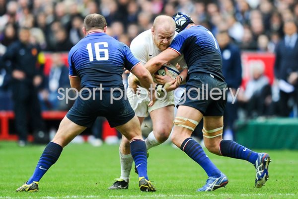 Dan Cole England v France 6 Nations 2012