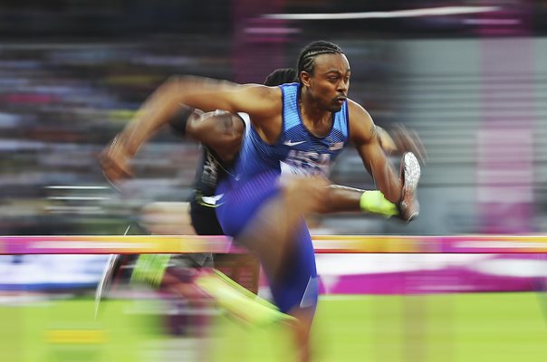 Aries Merritt USA 110m Hurdles World Athletics London 2017 