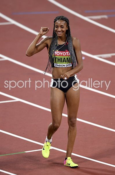 Nafissatou Thiam Belgium World Heptathlon Champion London 2017