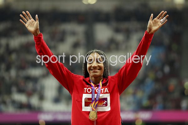 Nafissatou Thiam Belgium World Heptathlon Champion London 2017
