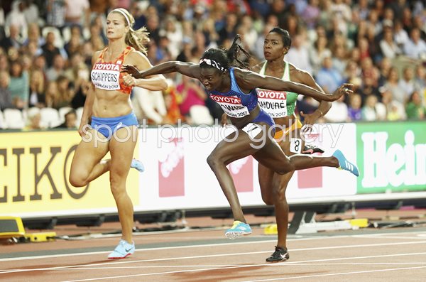 Tori Bowie USA 100 metres World Athletics London 2017