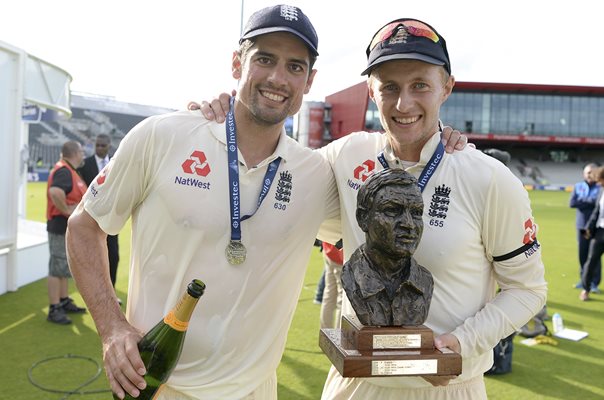 Alastair Cook & Joe Root England v South Africa Manchester 2017