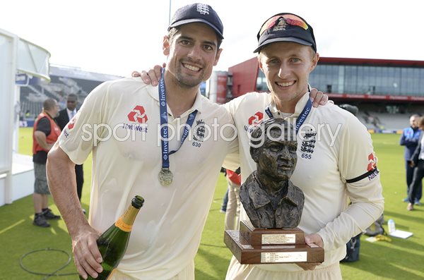 Alastair Cook & Joe Root England v South Africa Manchester 2017