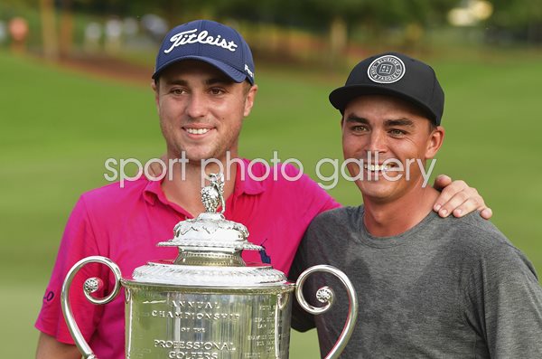 Champion Justin Thomas & Rickie Fowler USPGA Quail Hollow 2017
