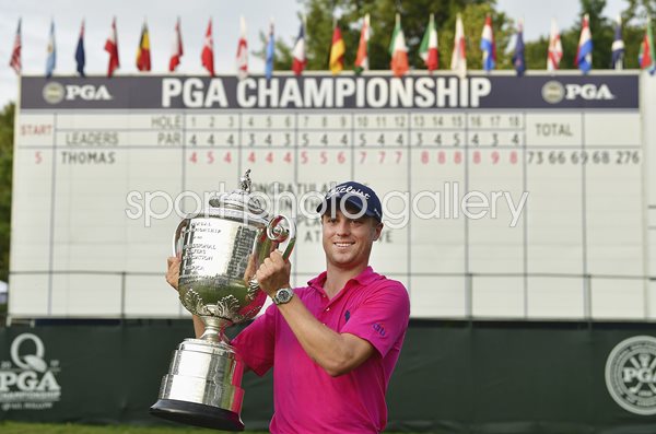 Justin Thomas USPGA Champion Quail Hollow North Carolina 2017