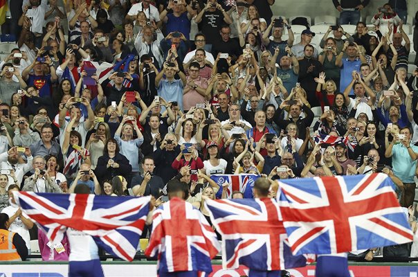 Great Britain Men's 4x100m Relay Gold World Athletics London 2017