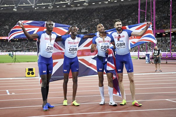 Great Britain 4x400m Relay Bronze World Athletics London 2017
