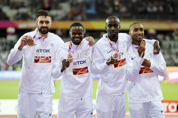 Great Britain 4x400m Relay Bronze World Athletics London 2017