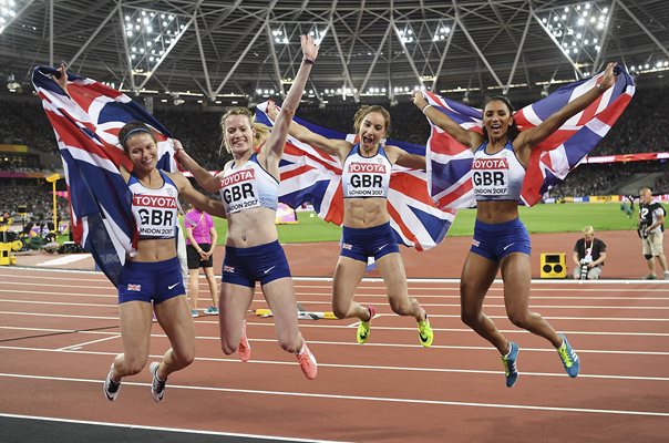 Great Britain 4x400m Relay Silver World Athletics London 2017