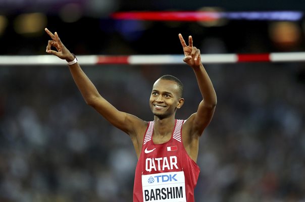 Mutaz Essa Barshim Qatar High Jump Gold London 2017