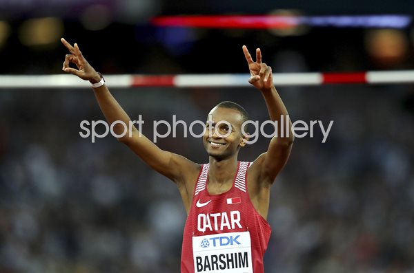 Mutaz Essa Barshim Qatar High Jump Gold London 2017