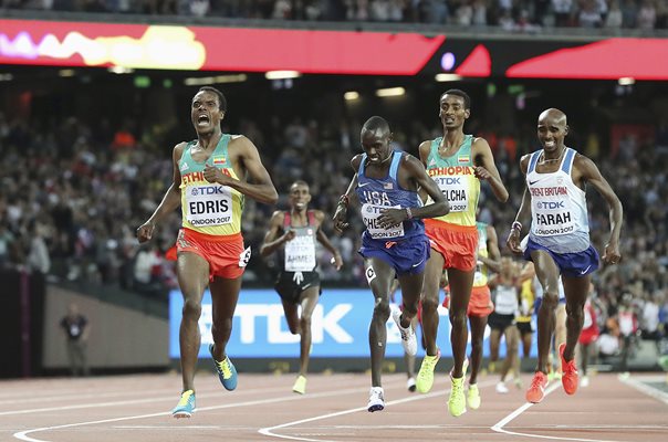 Muktar Edris Gold Mo Farah Silver 5000m London 2017