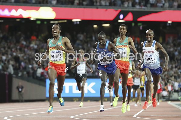 Muktar Edris Gold Mo Farah Silver 5000m London 2017