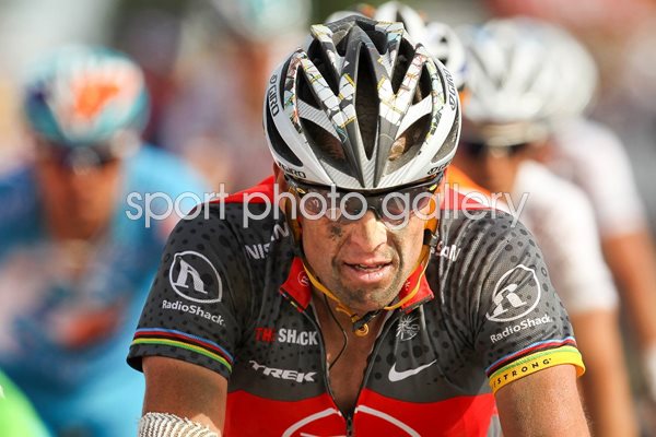 Classic Lance Armstrong Tour Portrait 2010