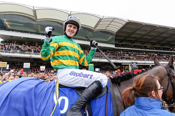 Tony McCoy celebrates 2012 Gold Cup win