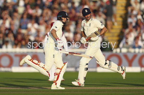 Alastair Cook & Joe Root England v West Indies Edgbaston Day Night Test 2017