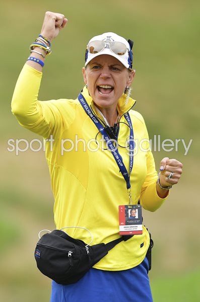 Annika Sorenstam Europe Captain Solheim Cup Des Moines 2017
