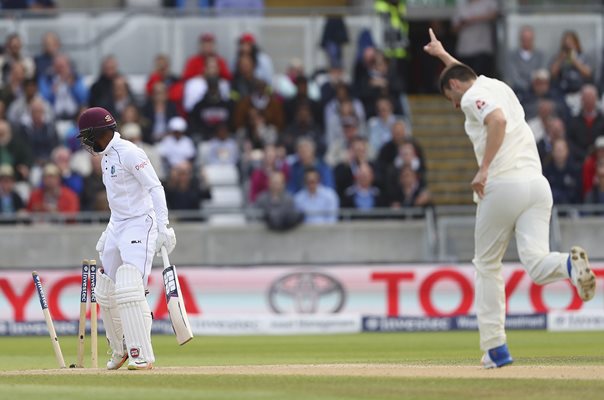Toby Roland-Jones England v West Indies Edgbaston 2017