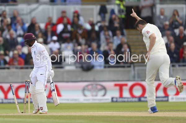 Toby Roland-Jones England v West Indies Edgbaston 2017