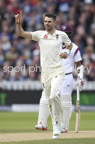 James Anderson England v West Indies Edgbaston Test 2017