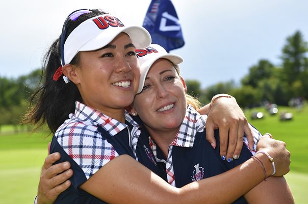 Danielle Kang & Cristie Kerr USA Solheim Cup 2017