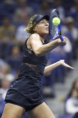 Maria Sharapova beats Simona Halep US Open Tennis 2017