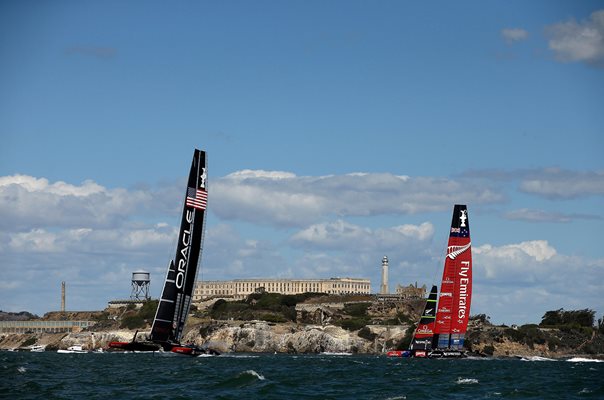USA v New Zealand America's Cup Alcatraz San Francisco 2013