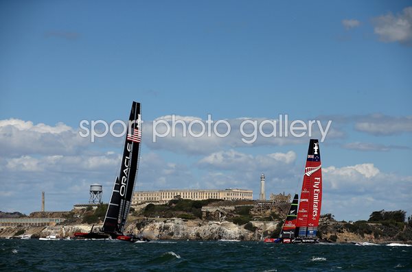USA v New Zealand America's Cup Alcatraz San Francisco 2013