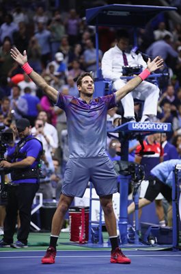 Juan Martin Del Potro beats Roger Federer 2017 US Open 