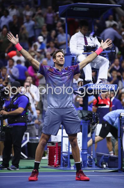 Juan Martin Del Potro beats Roger Federer 2017 US Open 