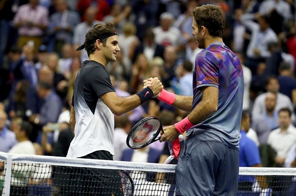 Juan Martin Del Potro beats Roger Federer 2017 US Open 